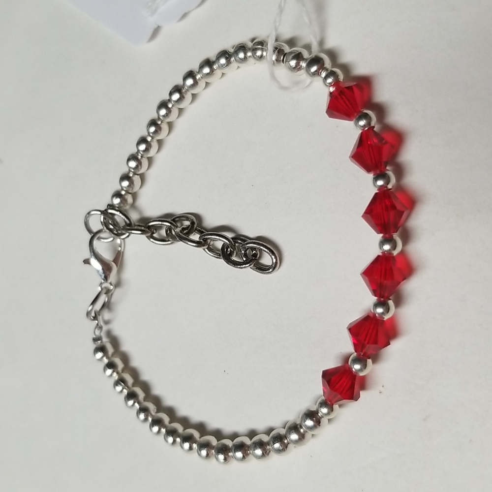 July birthstone bracelet